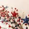 Glitzhome® 6ft. Patriotic Americana Stars & Berry Garland